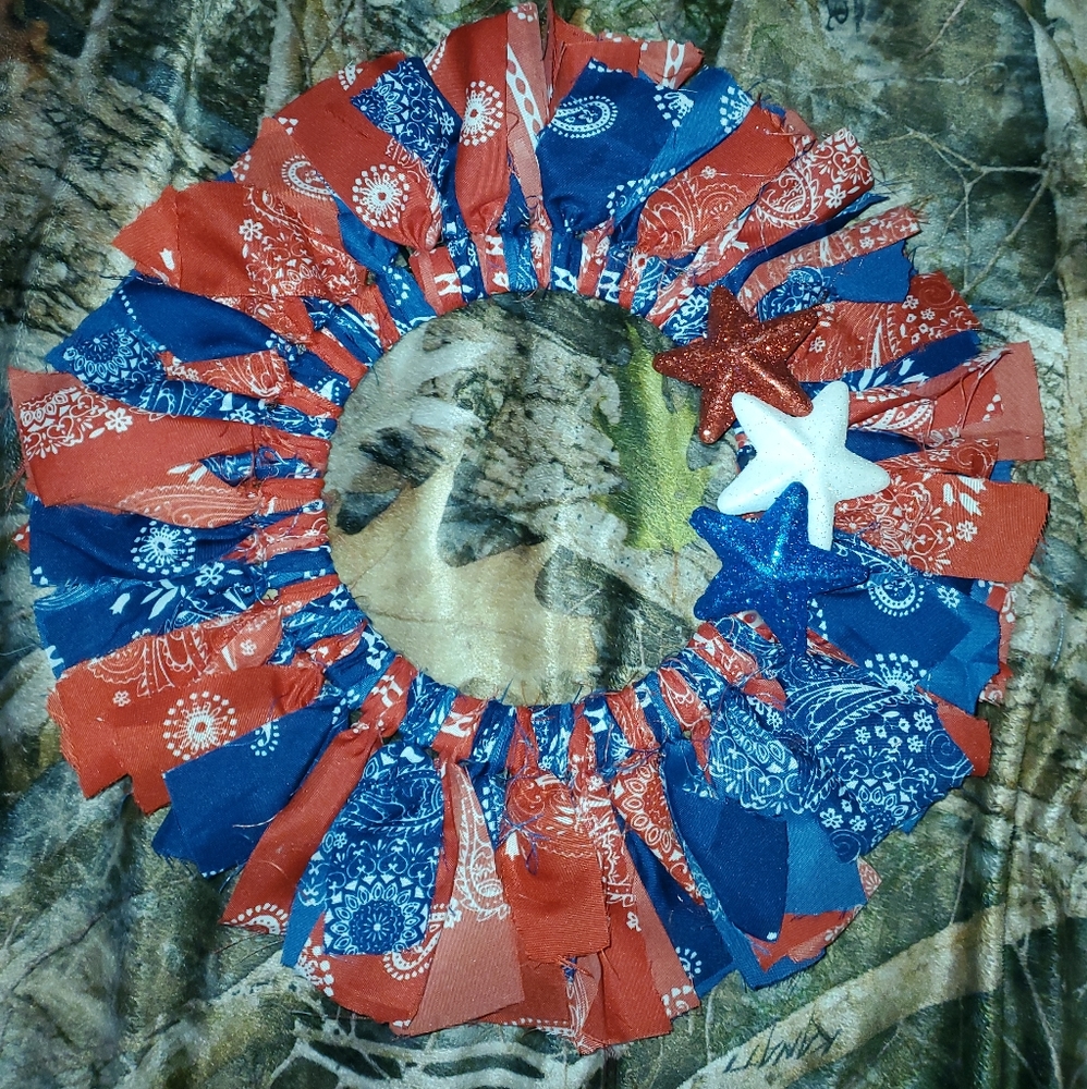 Patriotic wreath